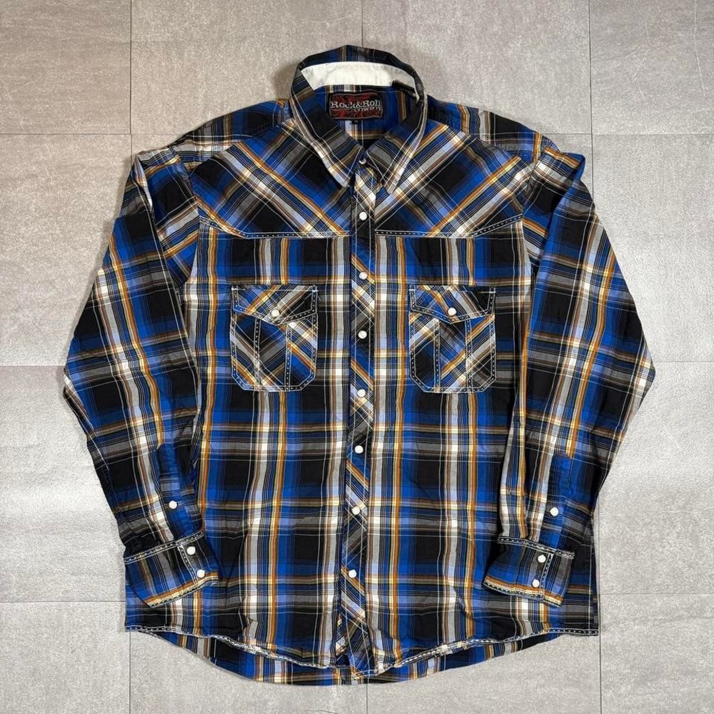 Rock & Roll Cowboy Plaid Shirt